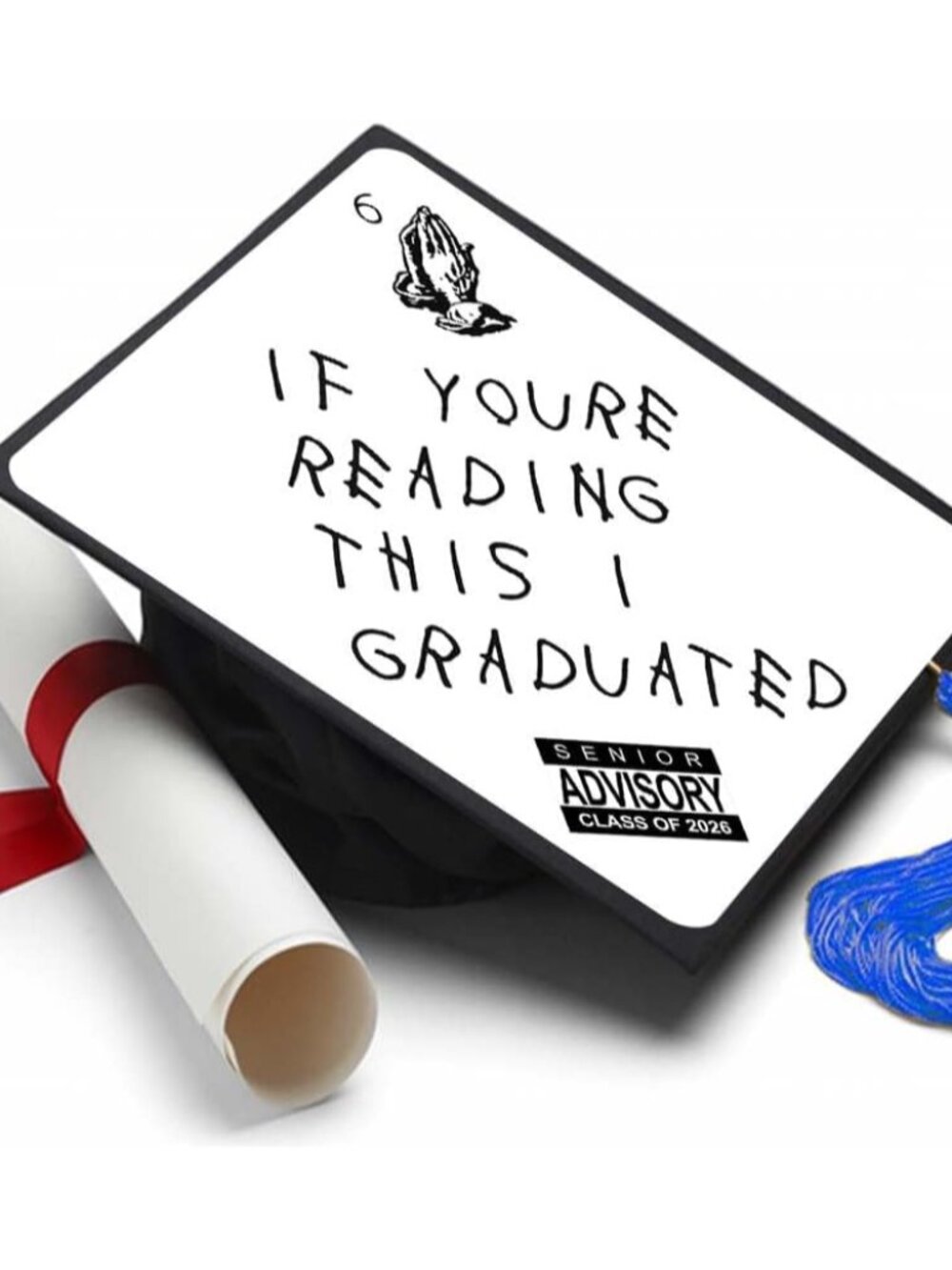 If Youre Reading This Grad Cap Decorated Grad Caps